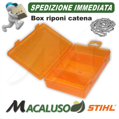 Scatola per catena in plastica Stihl box contenitore viti candele dadi 00008825900