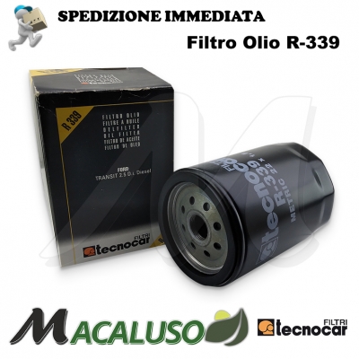 Cartuccia filtro olio R-339 specifico Ford Transit 2.5 Diesel R339 offerta