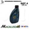 Olio freni Q8 Brake Fluid DOT 4 da 250 ml. auto moto scooter liquido impianto frenante