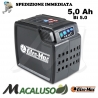 Batteria Oleo Mac Efco BI 5,0 ioni di litio 40 volt BCI30 BVI60 GI40P GI44P HCI45 GSI30 5,0 Ah accumulatore 54030031