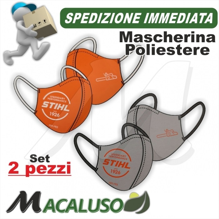 Protezione naso bocca lavabile blister 2 pz Stihl 04216000004