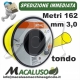 Filo nylon Stihl tondo giallo da mm.3,00 x 168 mt 00009302542 decespugliatore