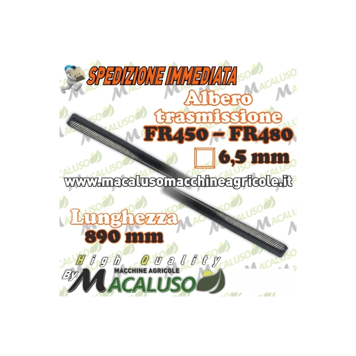Trasmissione flessibile per decespugliatore spalleggiato Stihl cm.89 quadro mm.6,5
