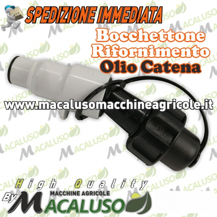 Bocchetta bianca olio catena x tanica combinata Stihl oil lubrificante 00008905004