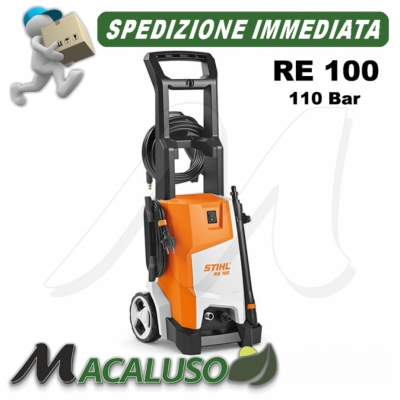 Idropulitrice Stihl RE100 pulizia auto moto acqua fredda 10 - 110 bar RE 100 giardino fai da te