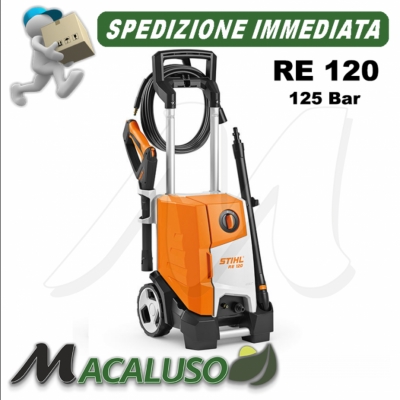 Idropulitrice Stihl RE120 pulizia auto moto acqua fredda 10 - 125 bar RE 120 giardino fai da te