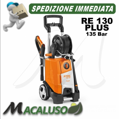 Idropulitrice Stihl RE130 PLUS pulizia auto moto acqua fredda 10 - 135 bar RE 130 Professionale giardino fai da te
