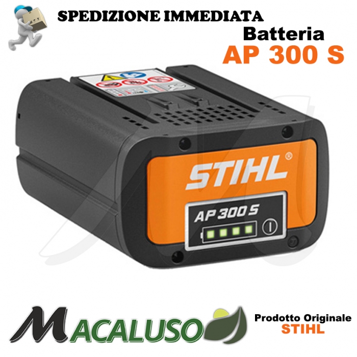 Batteria Stihl AP 300 S ioni di litio 36 volt 7.2 Ah MSA HSA FSA HTA BGA ASA TSA RMA accumulatore 48504006540