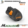 BATTERIA GTA26 POTATORE STIHL TAGLIABORDI HSA26 ACCUMULATORE AS2 IONI DI LITIO EA024006500