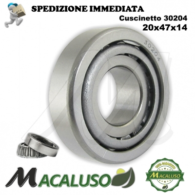 Cuscinetto a rulli conici 30204 misure 20 mm x 47 mm x 14 mm