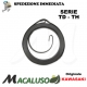 Molla avviamento decespugliatore Kawasaki TD - TH motore start 92081 2318