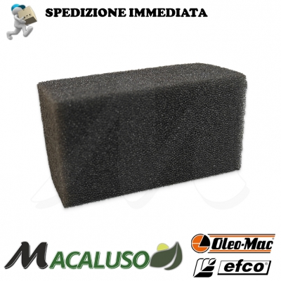 Filtro aria motosega OleoMac 938 - 941 Efco pannello massa filtrante