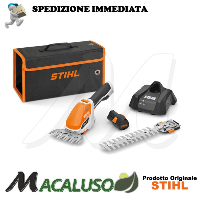 Tagliabordi rifinitore Stihl HSA25 tagliasiepi prato forbici batteria ioni di litio 45150113500