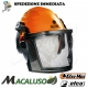 Casco protettivo professionale con visiera e cuffie OleoMac elmetto antinfortunistico forestale