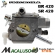 Carburatore Soffiatore Atomizzatore Stihl BR380 BR420 SR420 Walbro HD-45 42031200610