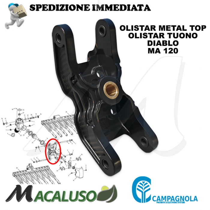 Supporto rastrelli abbacchiatore Campagnola Olistar Metal Top - Tuono - Tuono Evo - Diablo