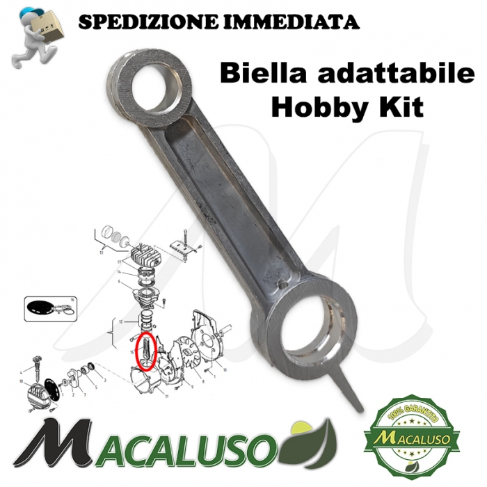 Biella per compressore MK236 Hobby Kit Campagnola air 4105439 000119