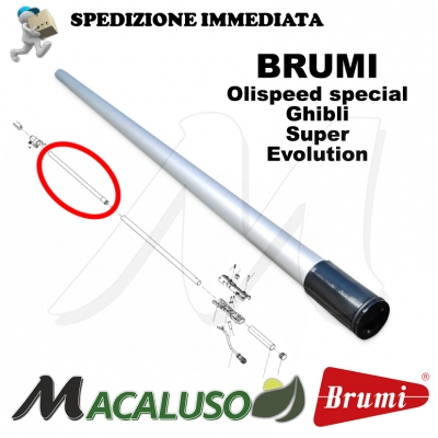 Tubo interno abbacchiatore Brumi Olispeed telescopico asta alluminio boccola