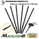 Kit 6 Asta carbonio abbacchiatore Volpi Giulivo 4You 706 10 x 290 astina rebbio bacchetta