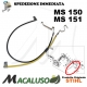 Fascio di cavi spegnimento motosega MS150TC MS151TC Stihl cavetto 11464403000