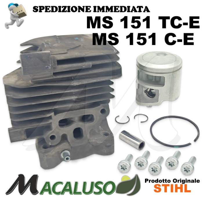 Cilindro pistone motosega Stihl MS151TC d 34 gruppo termico motore 11460201201