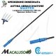 Rebbio carbonio azzurro / nero abbacchiatore Master Campagnola asta astina D. 5 mm 0193 0150