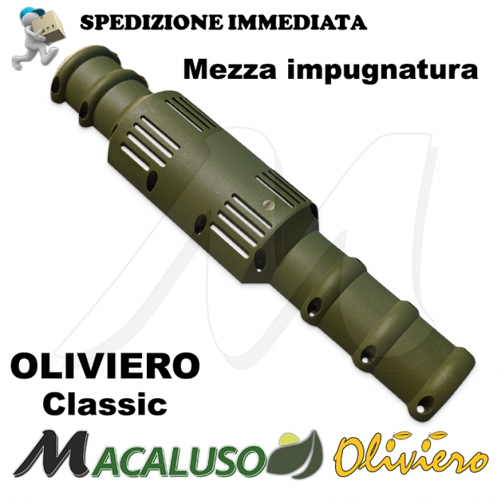 Mezza Impugnatura abbacchiatore Oliviero Classic L-Tech E-Tech manico guscio M003-ZHC