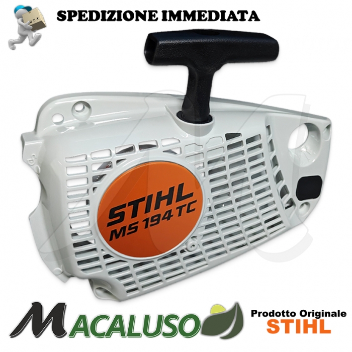 Gruppo avviamento completo motosega Stihl ms194 tc-e avviatore 11370802116