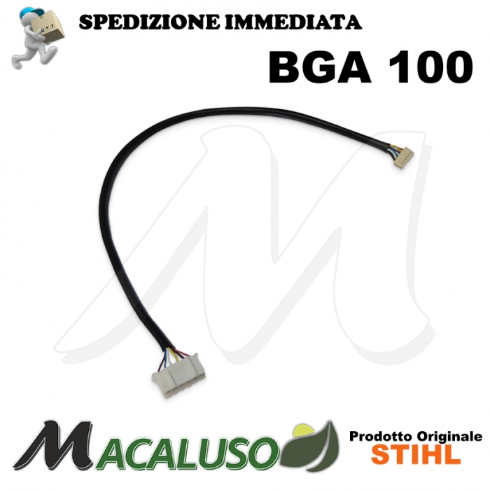 Fascio cavi soffiatore a batteria Stihl BGA100 filo cavo cavetto 48664403001