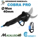 Forbice Elettromeccanica a Batteria Campagnola Cobra Pro vigneto uliveto frutteto pota potatura