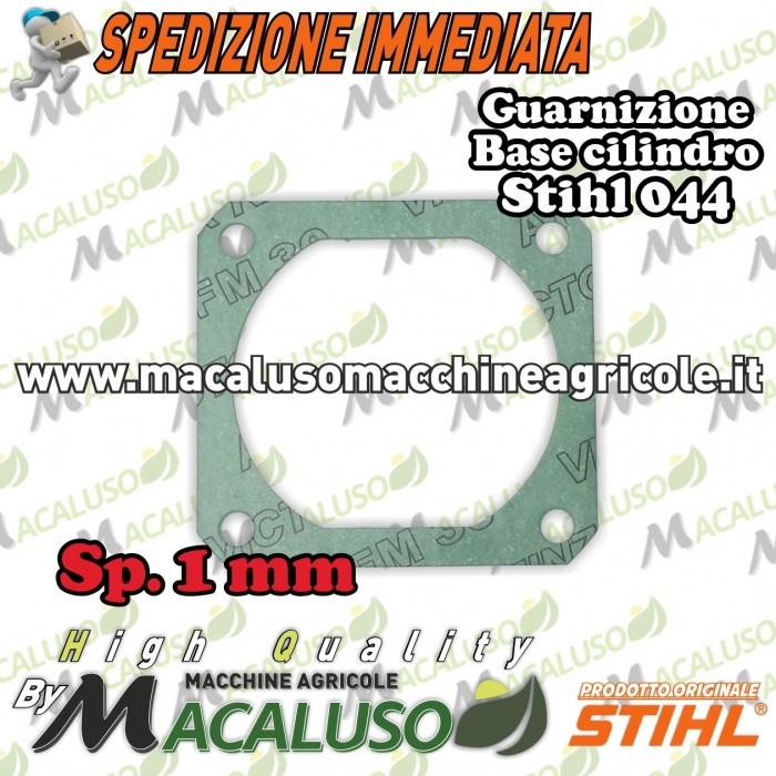Guarnizione base cilindro 1 mm. motosega Stihl 044 MS440 accoppiamento gruppo termico 11280292302