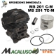 Cilindro pistone motosega Stihl MS201TC-M d. 40 versione EURO 5 gruppo termico 11450201202