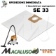 Kit 5 sacchetti aspirapolvere Stihl SE33 filtro sacchetto SE015009000