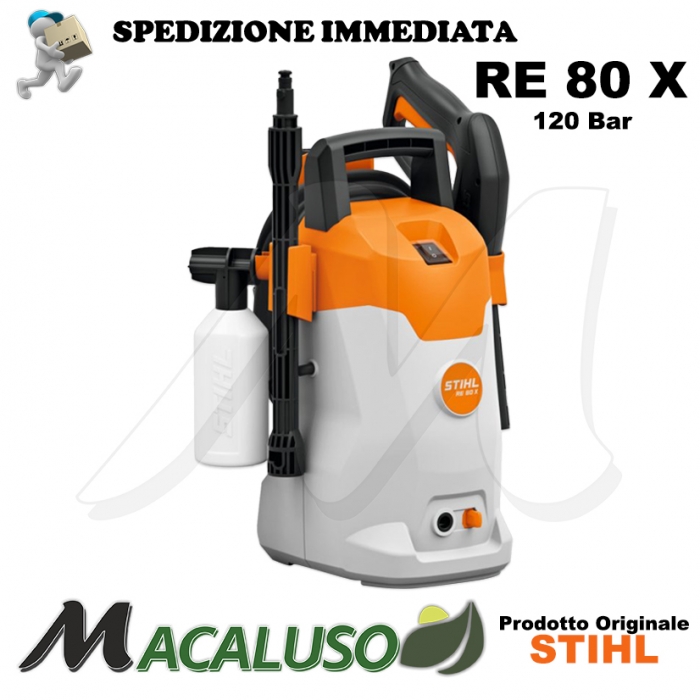 Idropulitrice Stihl RE80X pulizia auto moto acqua fredda 10 - 120 bar RE 80X giardino fai da te