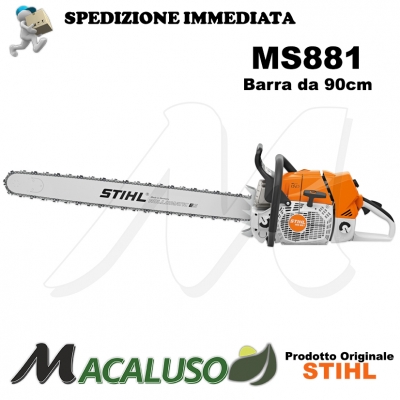 Motosega Stihl MS881 barra cm 90 catena 1,6 mm ms 881 boscaiolo abbattimento professionale