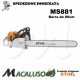 Motosega Stihl MS881 barra cm 90 catena 1,6 mm ms 881 boscaiolo abbattimento professionale