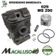 Cilindro pistone adattabile motosega Stihl 029 MS290 d. 46 gruppo termico
