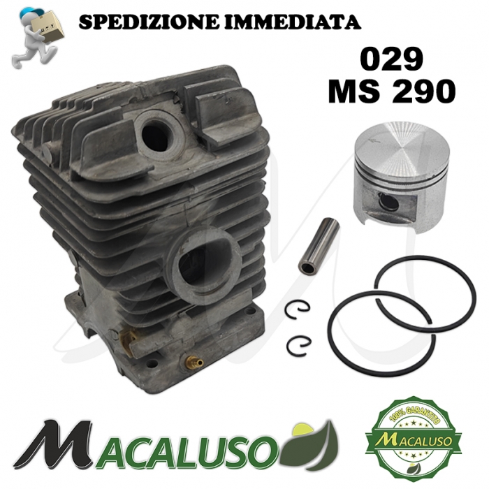 Cilindro pistone adattabile motosega Stihl 029 MS290 d. 46 gruppo termico
