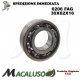 Cuscinetto a sfera 6206 Fag diametro interno 30 mm esterno 62 mm spessore 16 mm radiale