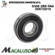 Cuscinetto a sfera 6306 2RS Fag diametro interno 30 mm esterno 72 mm spessore 19 mm radiale