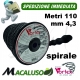 Filo nylon decespugliatore Vortex spiralato antifischio mm. 4,3 x 110 metri tipo Stihl husqvarna