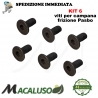 Kit 6 viti coniche TSEI 6X12 UNI 5933 per anello frizione motozappa Pasbo G73 201010000 KIT6