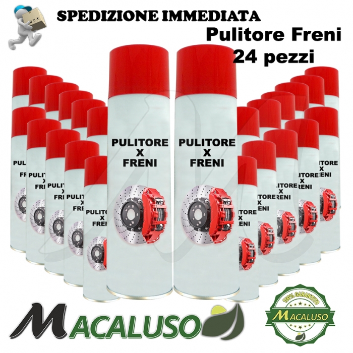 24 PULITORE FRENI 500ML WURTH kart auto modellismo catena bici moto sgrassante