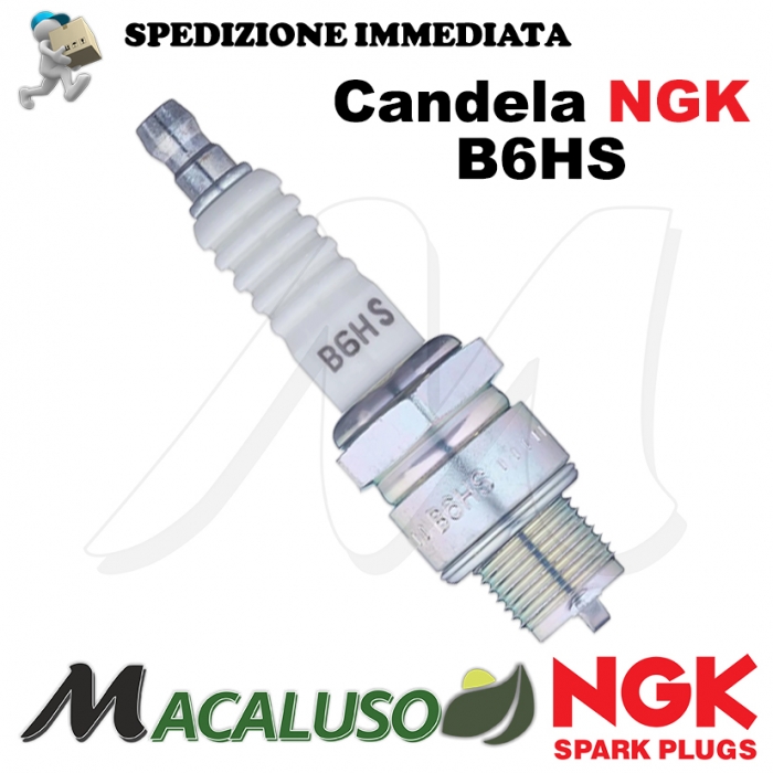 Candela NGK B6HS 4510 passo corto moto e scooter