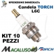 KIT 10 Candela TORCH L6C decespugliatore motosega soffiatore tagliasiepi