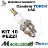 KIT 10 Candela TORCH L6C decespugliatore motosega soffiatore tagliasiepi