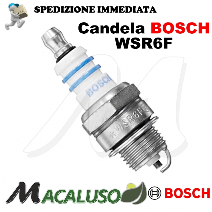 Candela BOSCH WSR6F R10 motosega decespugliatore soffiatore tagliasiepi