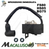 Bobina elettronica decespugliatore FS80R Stihl modulo accensione abbacchiatore 41374001350