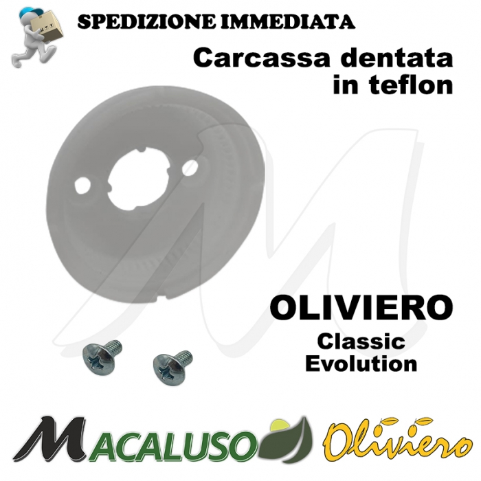 Carcassa dentata teflon X Oliviero Light + viti MOTORE 60V