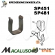 Clip per tampone in gomma gancio squotitore Stihl SP481 art.42467164100